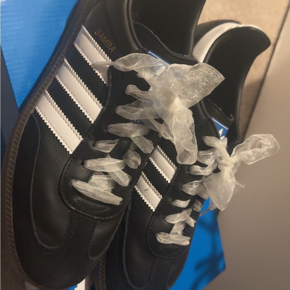 Adidas Samba Black and White Shoes